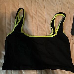 Black crop top
